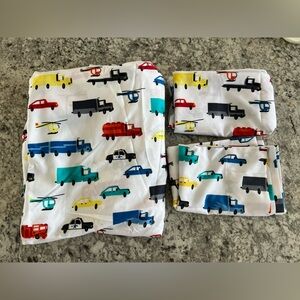 NEW Target Pillowfort Transportation Sheets Bedding Pillowcases